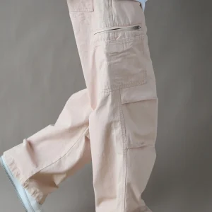 American Workwear Sle Loose Long Pants Men Casual Large ket Pants Pure Cotton 2025 Work Trousers Pink Straight Leg Pants - AliExpress Pants
