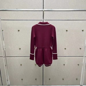 Color-Block Collared Knit Jumpsuit for Women Minimalist Elegant Commuter Collared Long-Sleeve Jumpsuit Spring 2026 New Y2k - AliExpress Jumpsuits&Rompers