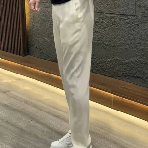 Slim Fit Casual Pants for Men Faionable Spring Autumn Thin Versatile Slightly Stretchy Haome M Pants Cool - AliExpress Pants