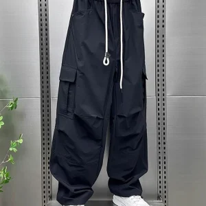 High-End Trendy Korean Sle  Color Work Pants Men's Summer Outdoor Youthful Versatile Qui Dry Sports Pants - AliExpress Pants