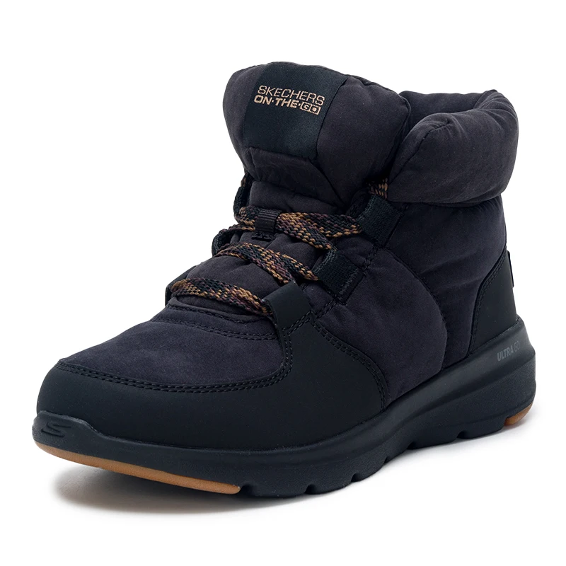 Skechers Women's Shoes, Warm Sneakers, Casual Soft and Comfortable Plush Thick-Soled Snow Cotton Shoes 144194-Blk - AliExpress Sneakers