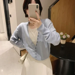 Misslady Soft Lightweight Knitted Top Women's Design Casual Loose Fit Long Sve Slimming Spring New Sle Comfortable Lazy - AliExpress Sweaters&Jumpers