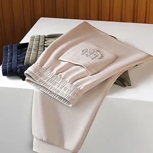 Loose Feel Dreamed of Pants Naked Sensation Men's Cuffed Pants Water Soft Cotton Q Elastic Embroidery Drawstring Casual Trousers - AliExpress Pants