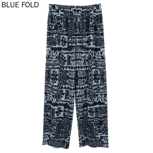 New Miyake Men's Straight Pants Spring and Summer Pleated Fashion Printed Casual Pants High-end Pants Men Clothing PLEATS - AliExpress Pants