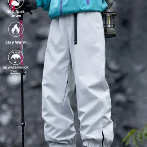 Extreme Cold Resistant down Pants for Skiing And Hiking below 40 Deees Men's And Women's Outdoor Wearable Tee-Proof Mount... - AliExpress Pants