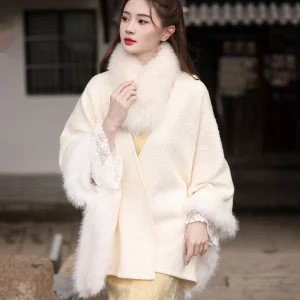 Ting Yue Ling Original National Sle Wrap Dr Young Sle Autumn Winter Women's Faionable High Quali Poncho ... - AliExpress Sweaters&Jumpers