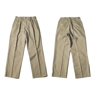 NON_STOCK_American retro men's casual trousers_two-pleat loose work trousers straight khaki trousers - AliExpress Pants