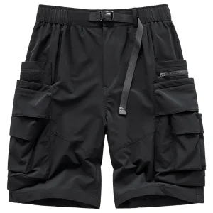 VIP Summer Workwear orts Men's Loose Qui Dry Elastic Function Multi ket Sports Pants Casual Five-Quarter Thin Model - AliExpress Pants