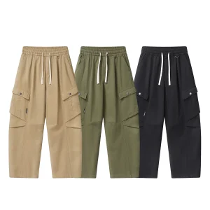 Retro Japanese Kapital Vintage Men's And Women's Loose Casual Straight Leg Trousers Multi-Pocket Workwear Pants Autumn Style - AliExpress Pants