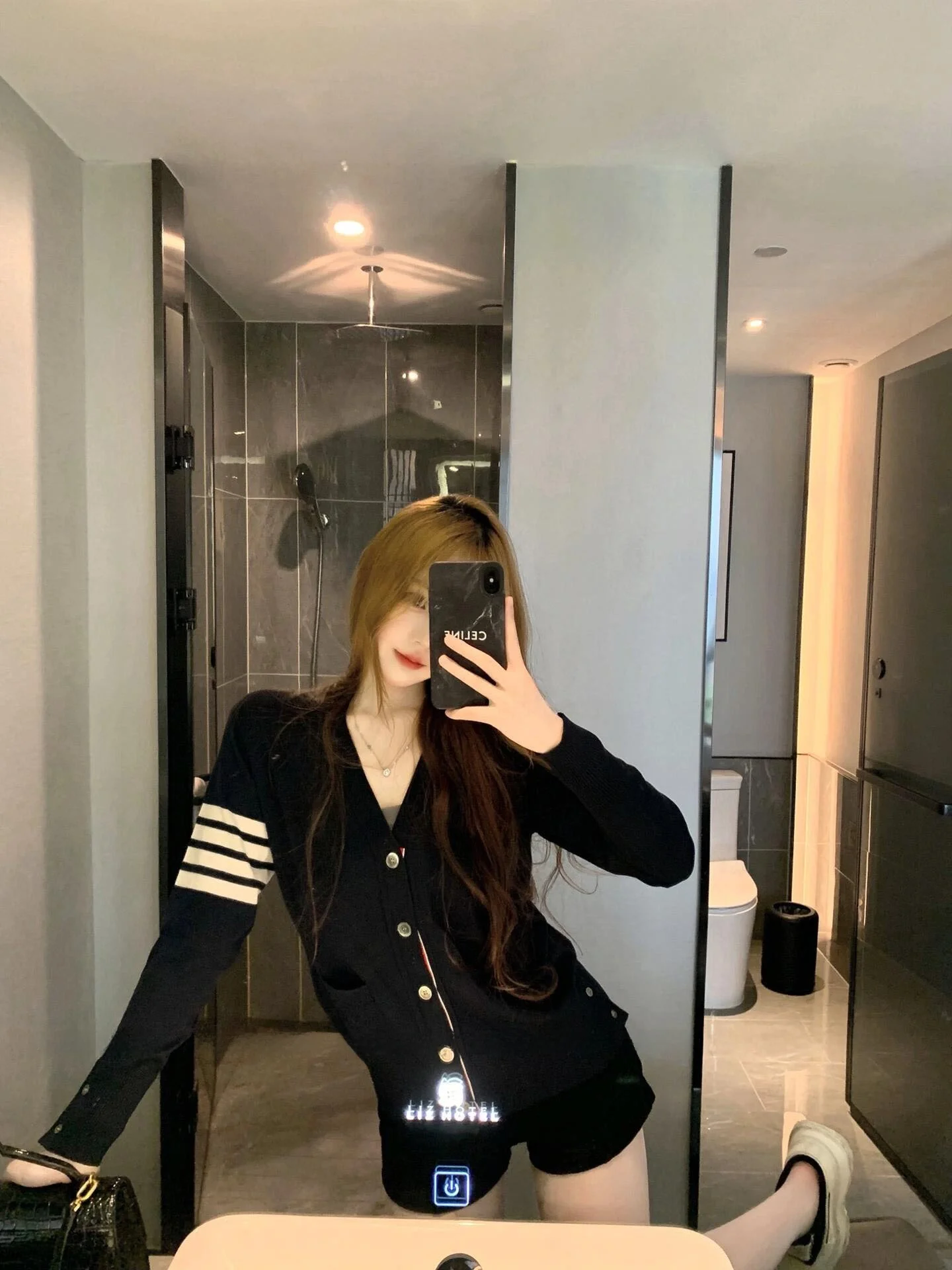 Retro Academic Sle Knitted Sweater Waist-Cinching Four Stripe Color Blo Cardigan Luxury Loose Fit Long Sve Women's Top - AliExpress Sweaters&Jumpers