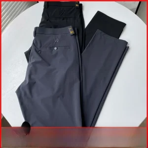 Slim Fit Summer Busin Men's Thin Casual Pants Commute Pants Four Sides Elastici High Quali Dra Street Sle Rabbit... - AliExpress Pants