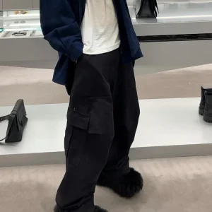 ASTT 23FW Parisian Cargo Sle Workwear Trousers Triple Pleat Silhouette Large ket Heavy Du Casual Pants for Teens - AliExpress Pants