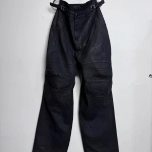Ailz Project  SS24 Bla Wax Brued Armor Moto Trousers Straight Leg Casual Pants Faion Urban Sle Youth Autumn Wear - AliExpress Pants