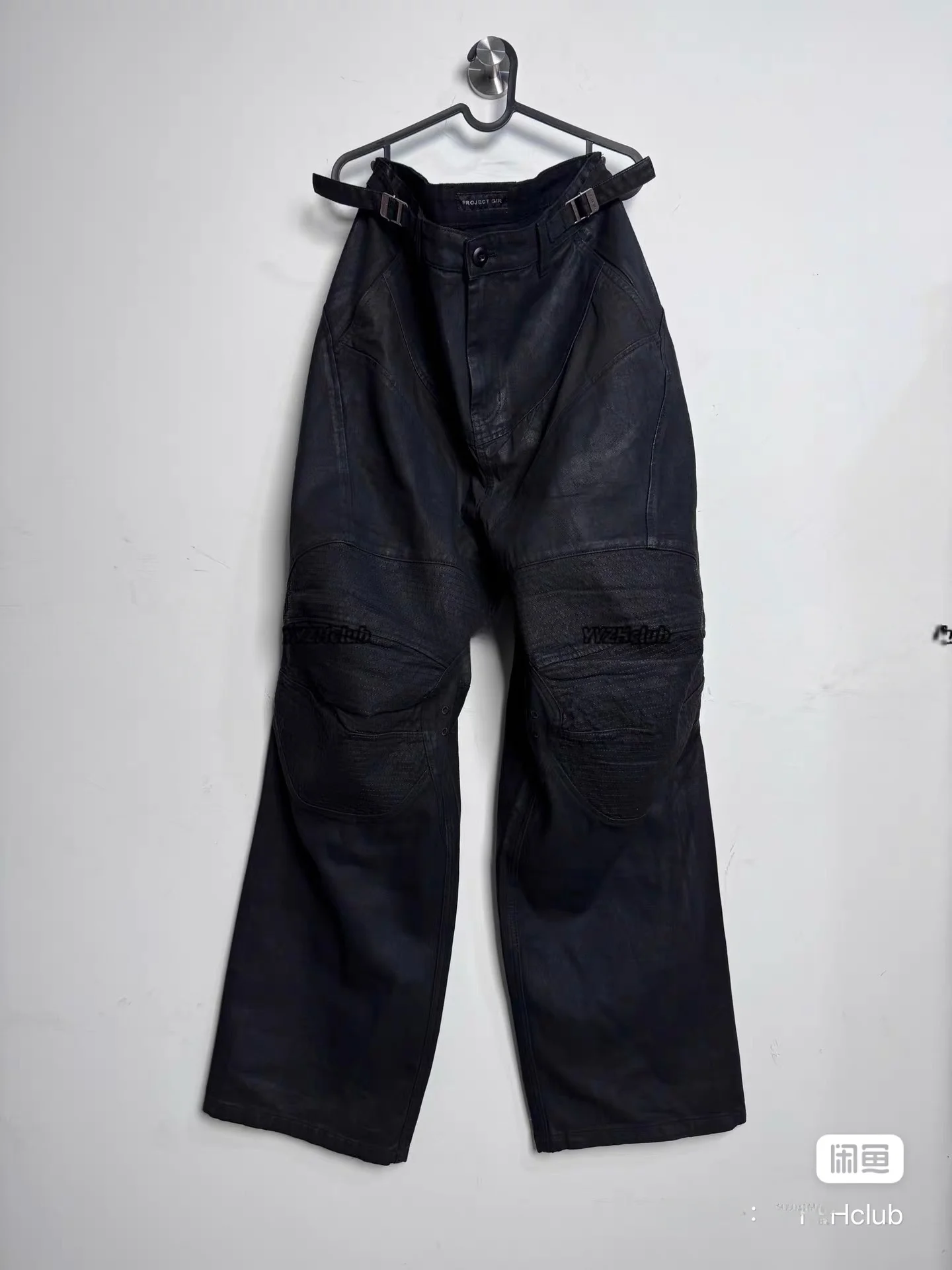 Ailz Project SS24 Bla Wax Brued Armor Moto Trousers Straight Leg Casual Pants Faion Urban Sle Youth Autumn Wear - AliExpress Pants