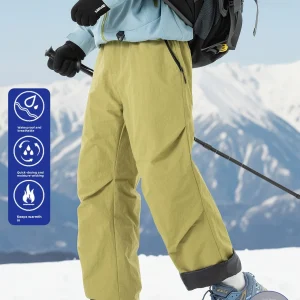 Wassup Dozen Men's Outdoor Sports Sle Thiened down Work Pants Warm Couple's Casual Trousers Nylon Fabric Autumn Season - AliExpress Pants