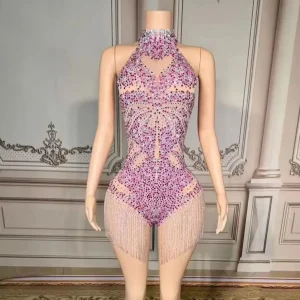 Graduation adult ceremony evening dress - Sexy dance hall dress Prom Sexy Fashion Short Outfit Singer Dance Stage Wear - AliExpress Jumpsuits&Rompers
