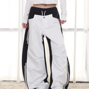 Antsstna American Retro Patchwork Design Paratrooper Knife Sports Pants Men High-End Casual Trousers Wide Leg Straight Tube - AliExpress Pants