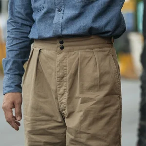 NON_STOCK Australian Army Brushed Trousers_Heavy Twill Trousers_Two-Pleated Gurga Casual Trousers - AliExpress Pants
