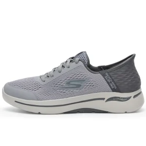 Skechers Men's Shoes, Sports Shoes, Fashionable, Comfortable, Lightweight, Outdoor Running Training, Casual Walking Shoes 216258-Gry - AliExpress Sneakers