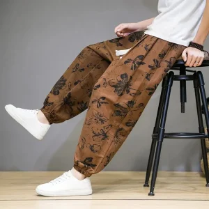 2023 Chinese Style Men's Pants Spring Summer Thin Breathable Straight Leg CleanFit PVC Casual Trousers for Neutral Wear - AliExpress Pants