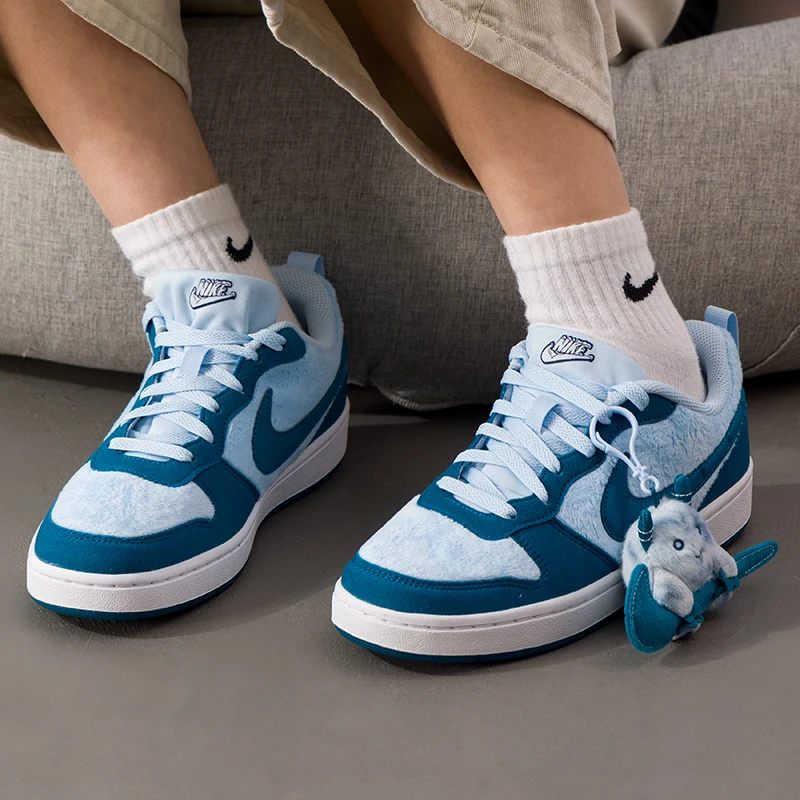Nike Court Borough Low Kidsren's and Women's General Sports Shoes, Fashionable and Comfortable Low-Top Sneakers, Wear-Resistant Casual Shoes Im7167-441 - AliExpress Sneakers