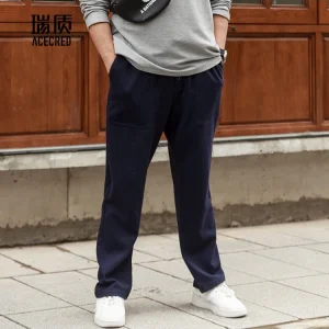 Loose Long Pants Spor Dad Pants Spring Autumn ly Men's Clothing Comfortable Straight Leg High Waist Trousers - AliExpress Pants