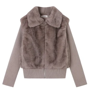 JZZDEMM Lazy Knitted Coat Women's Faionable Autumn Winter Zipper Collar Sweater Soft Medium Gauge Long Sve Regular Fit - AliExpress Sweaters&Jumpers