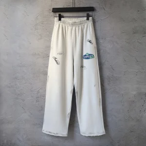 BCLENEICAC Signature Series Embroidered Bae Loose Straight Leg Casual Pants ex Parisian Sle Youth Faion Autumn Coll... - AliExpress Pants