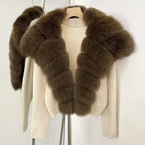 Knitwear Natural Fur for Women Women's Light Winter Clothes Warm Woman Long Sleeve Tops Jacket with Cardigan Femmes Y2k Sweater - AliExpress Sweaters&Jumpers