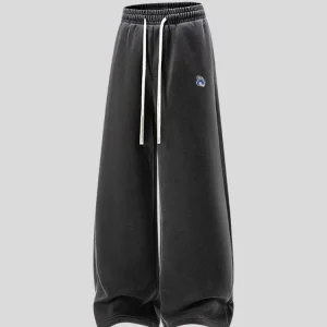 NANA Casual Straight Leg Long Pants Waed Fce Spor Sweatpants High Street Loose Drape Versatile Wide Leg Comfortable Fit - AliExpress Pants