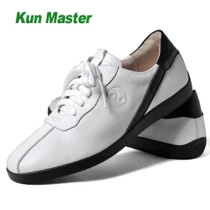 Genuine Leather Kung Fu Tai Chi Shoes Martial Art Shoes Sports Sneakers Cowhide Cowhide Tendon Bottom Leisure Men Women - AliExpress Sneakers