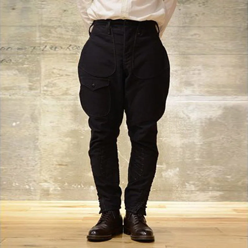 Retro Workwear Pants Spring Sle Slim Fit Cotton Men's Riding Trousers Casual Loose Fit Long Pants Youthful Energy Sle - AliExpress Pants