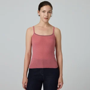 BY3521277 Premium 100% Cashmere Knit Vest Soft 7-Gauge Strap Tank Contrast Trim Top Casual Wear - AliExpress Sweaters&Jumpers