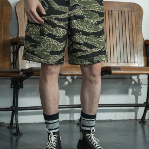 Pure Cotton Plaid Fabric Camouflage Tiger Pattern Workwear orts Non Sto John Wayne J Summer Casual Pants for Youth - AliExpress Pants