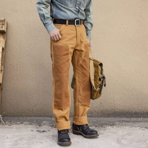 Red Tornado Two-Tone Derrickman Overalls Rugged 14oz Duck Canvas Men's Work Pants - AliExpress Pants