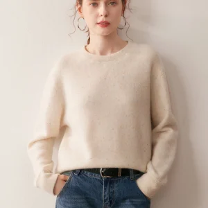 Simple round Ne Camere Sweater Women's Loose Versatile Knitted Base Faionable Pure Color Top Commute Sle Warmth Heating - AliExpress Sweaters&Jumpers