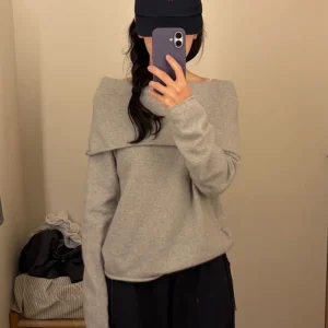 PREON Autumn Winter New Sle Thin Wool Casual One oulder Knitted Top Monoha Commute Sle Loose Fit Long Sve Crew Ne - AliExpress Sweaters&Jumpers