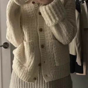2025 Autumn New Korean Sle Smoothood Knitted Sweater Collar Quali Open Cardigan Woolen Fabric Regular Thin - AliExpress Sweaters&Jumpers