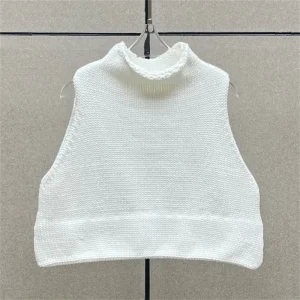 Women's sweater New elastic slim fit sleeveless top for autumn 2025 cotton blended Women's vest Women's turtleneck y2k pullover - AliExpress Sweaters&Jumpers