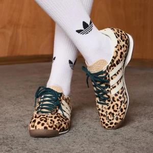 Adidas Originals Three Leaves Women's Retro Leopard Print Thin Sole Sports Shoes KI4205 - AliExpress Sneakers