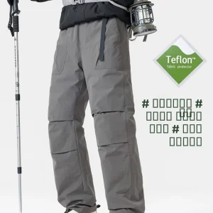 Tflop Fleece Lined down Snow Pants Men Women Outdoor Winter Windproof Coldproof Hiking Trousers Durable Water Repellent - AliExpress Pants