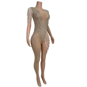 Sexy Long Sleeves Glitter Sequin Women Jumpsuit Night Club Party One Piece Bodysuit Ladies Rompers Dance Show Festival Outfit - AliExpress Jumpsuits&Rompers