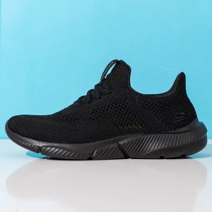 Skechers Men's Fashionable Walking Shoes, Breathable Casual Shoes, One-Step-On Shock-Absorbing and Wear-Resistant Sports Mesh Shoes 210281-Bbk - AliExpress Sneakers