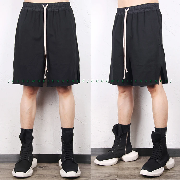 Rodrk Men's Casual Cotton orts Classic Split Five-Quarter Length Hip Hop Sle Loose Fit Faionable Urban Look - AliExpress Pants