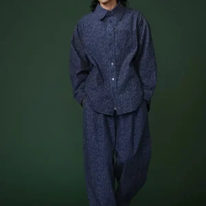 Autumn outfit - Japanese jacquard shirt-style jacket with walnut flower pattern, loose knitted jacket, matching pants for men - AliExpress Pants