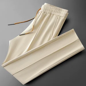 JSBD Autumn winter high-end all-in-one solid color sports pants men space cotton Modal men's straight underpants casual pants - AliExpress Pants