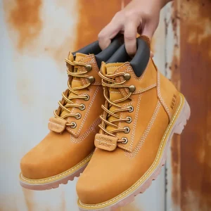 KOWM Cowhide Hiking Shoes Men travel sneakers Tactical Hunting Boots Desert Combat Ankle Boots Waterproof Male Motorcycle boots - AliExpress Sneakers