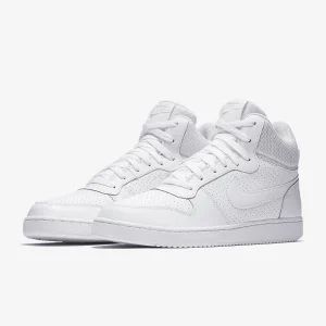 Nike genuine COURT BOROUGH MID Men's Pure White High-Top Casual Sneakers 838938-111 - AliExpress Sneakers
