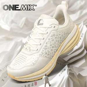 ONEMIX Sports Shoes Women Autumn And Winter Leather Cover Cold Waterproof Lightweight Comfortable Breathable Running Shoes - AliExpress Sneakers