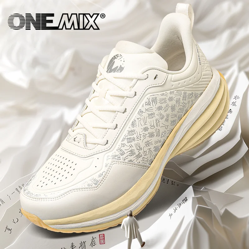 ONEMIX Sports Shoes Women Autumn And Winter Leather Cover Cold Waterproof Lightweight Comfortable Breathable Running Shoes - AliExpress Sneakers